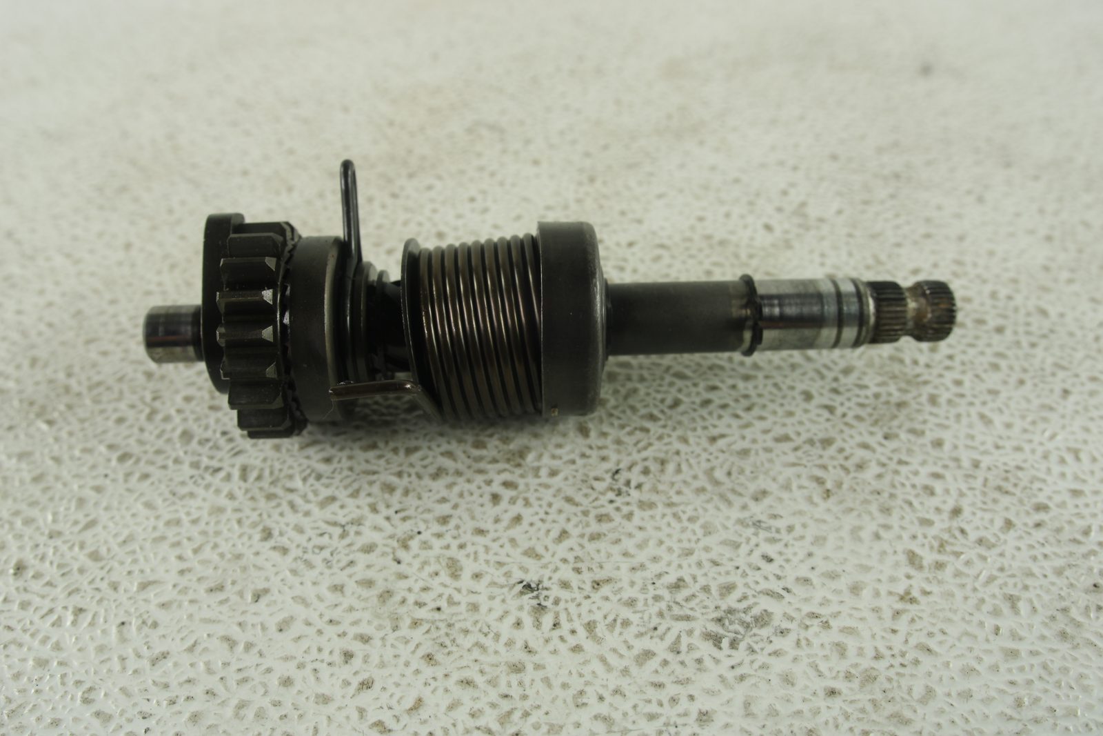 2007 Yamaha TTR90E Kick Start Shaft Spindle Spring Gear 22F-15660-00-00