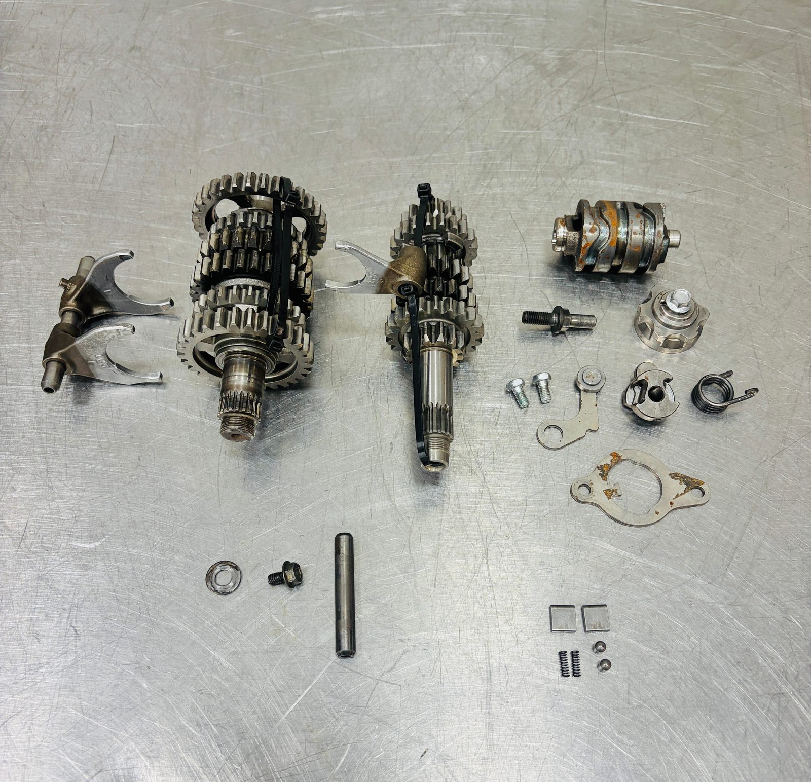 2005-2021  Yamaha YZ125 OEM Transmission Gear Set Shift Drum Forks Shafts Complete Assembly