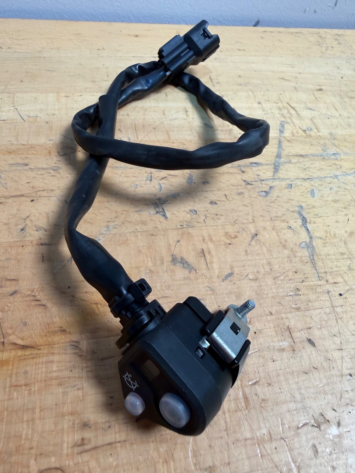 2025 Yamaha YZ250F OEM Handlebar Start Stop Kill Switch with Wiring Harness - D02-83975-00-00