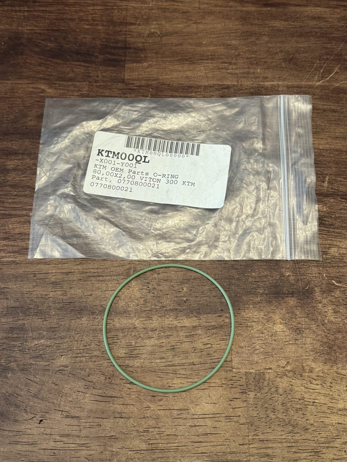 KTM OEM Viton O-Ring 80x2 0770800021 New Genuine