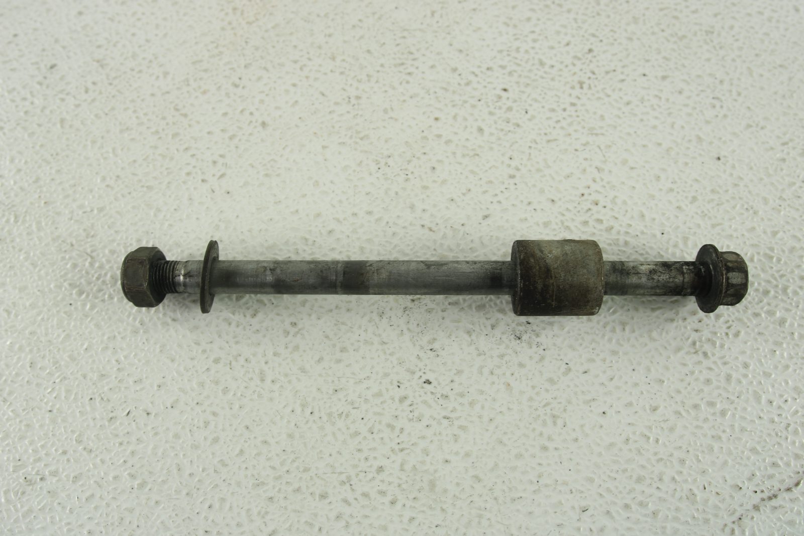 2007 Yamaha TTR90E OEM Rear Engine Mount Bolt with Spacer Collar Washers and Nut - 5HN-25381-00-00
