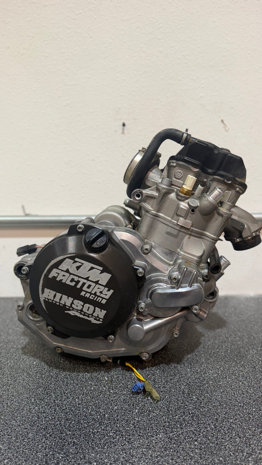 2025 KTM 450 SX-F Factory Edition Complete Engine Motor with Hinson Clutch Cover 10 Hours