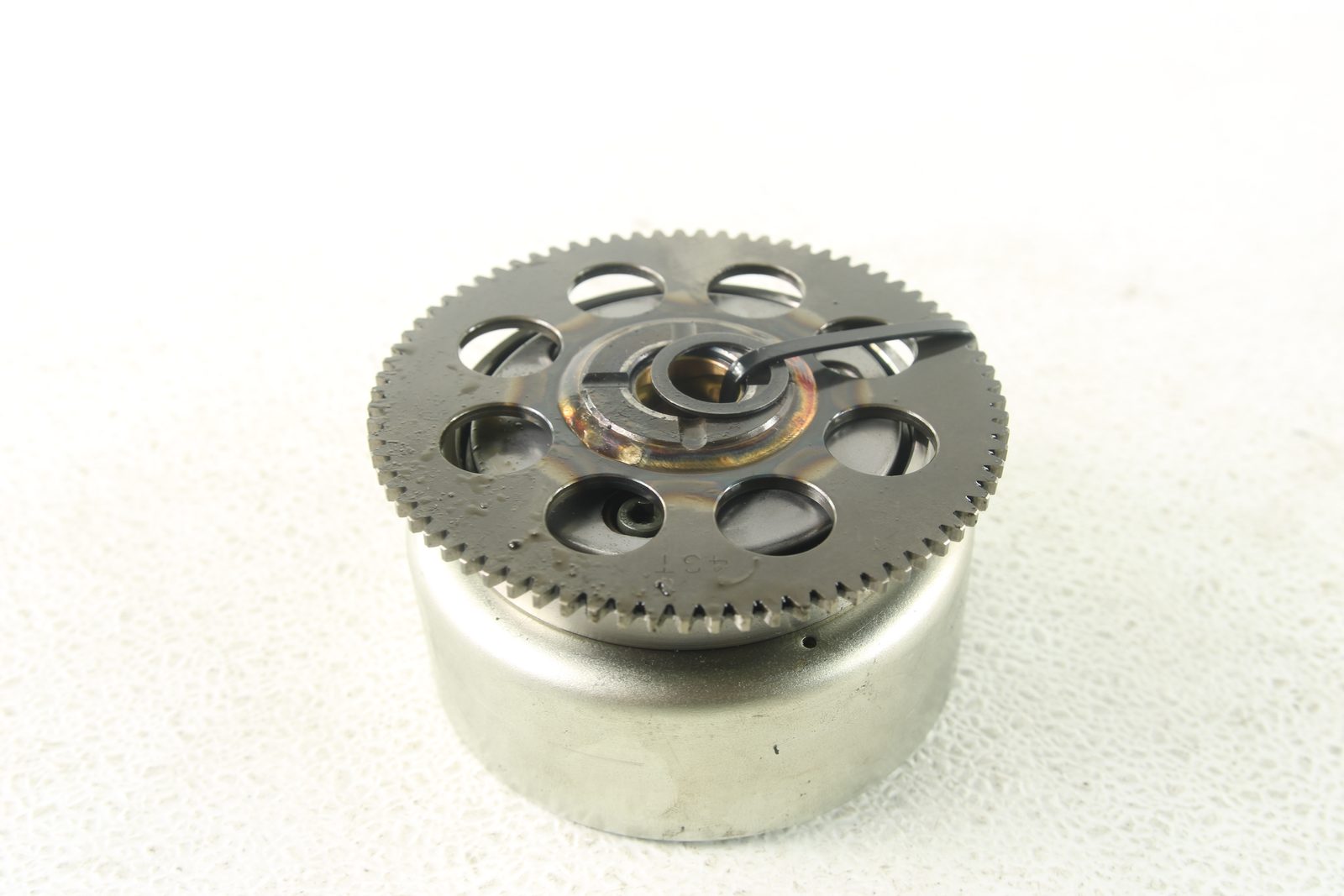 2007 Yamaha TTR90E OEM Flywheel Rotor Magneto with Starter Ring Gear - 5HN-85550-11-00,4ST-15524-00-00