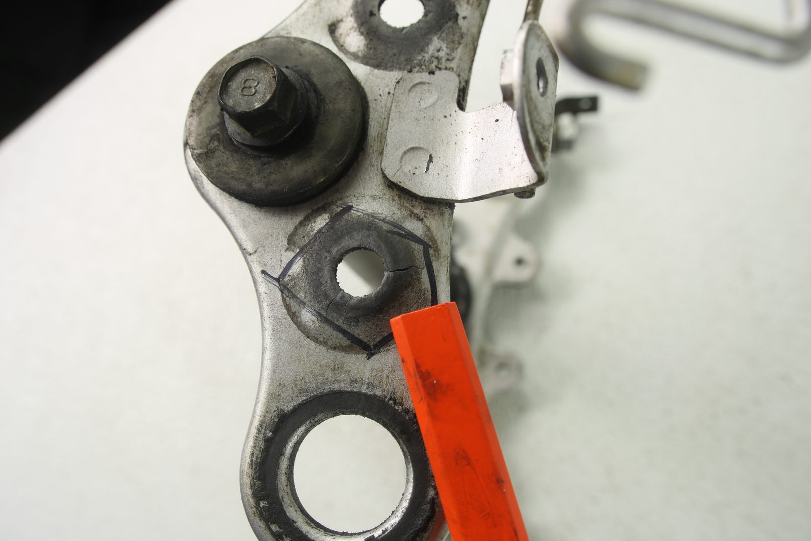 2007 Yamaha TTR90E Triple Clamp Set Steering Stem Upper Lower