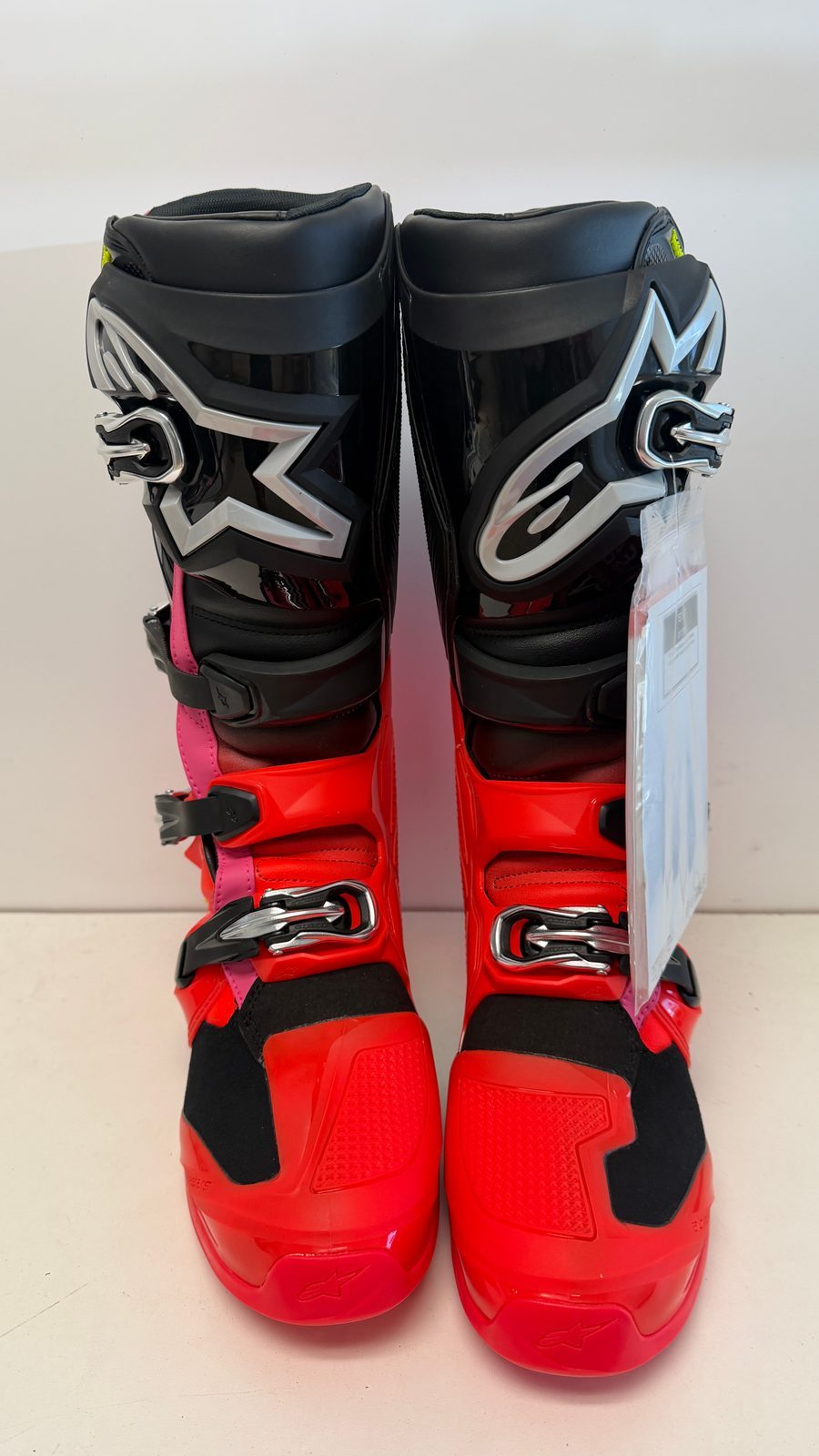 Alpinestars Tech 7 - Black/Red Fluo/Pink Fluo