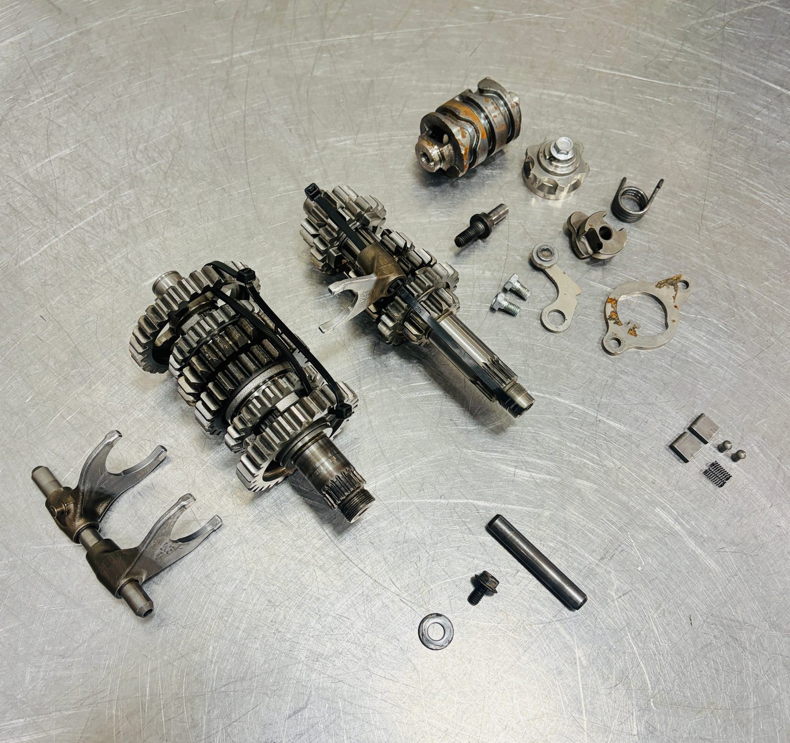 2005-2021  Yamaha YZ125 OEM Transmission Gear Set Shift Drum Forks Shafts Complete Assembly