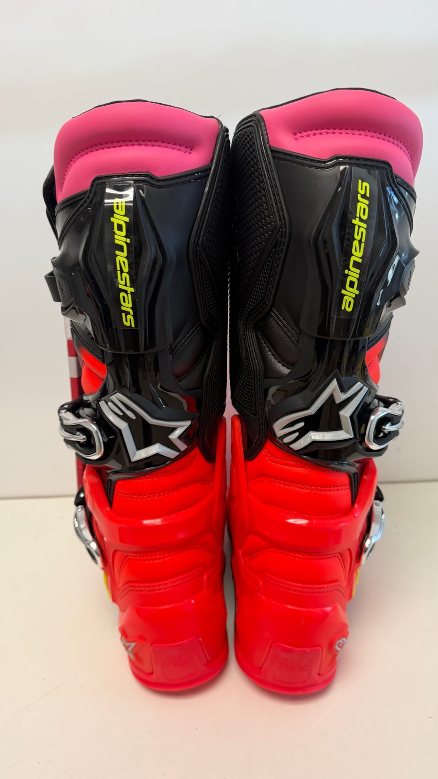 Alpinestars Tech 7 - Black/Red Fluo/Pink Fluo