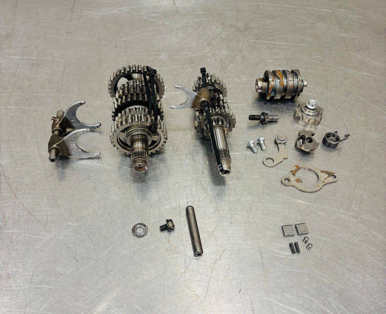 2005-2021  Yamaha YZ125 OEM Transmission Gear Set Shift Drum Forks Shafts Complete Assembly