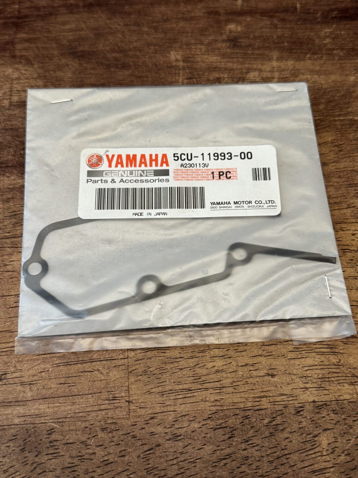 Yamaha OEM Cover Gasket 5CU-11993-00 New Genuine