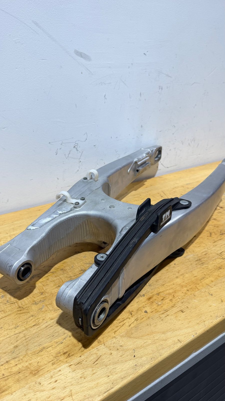 2025 Yamaha YZ250F OEM Swingarm with TM Designworks Chain Slider and Guide Blocks - 1SL-17466-00-00