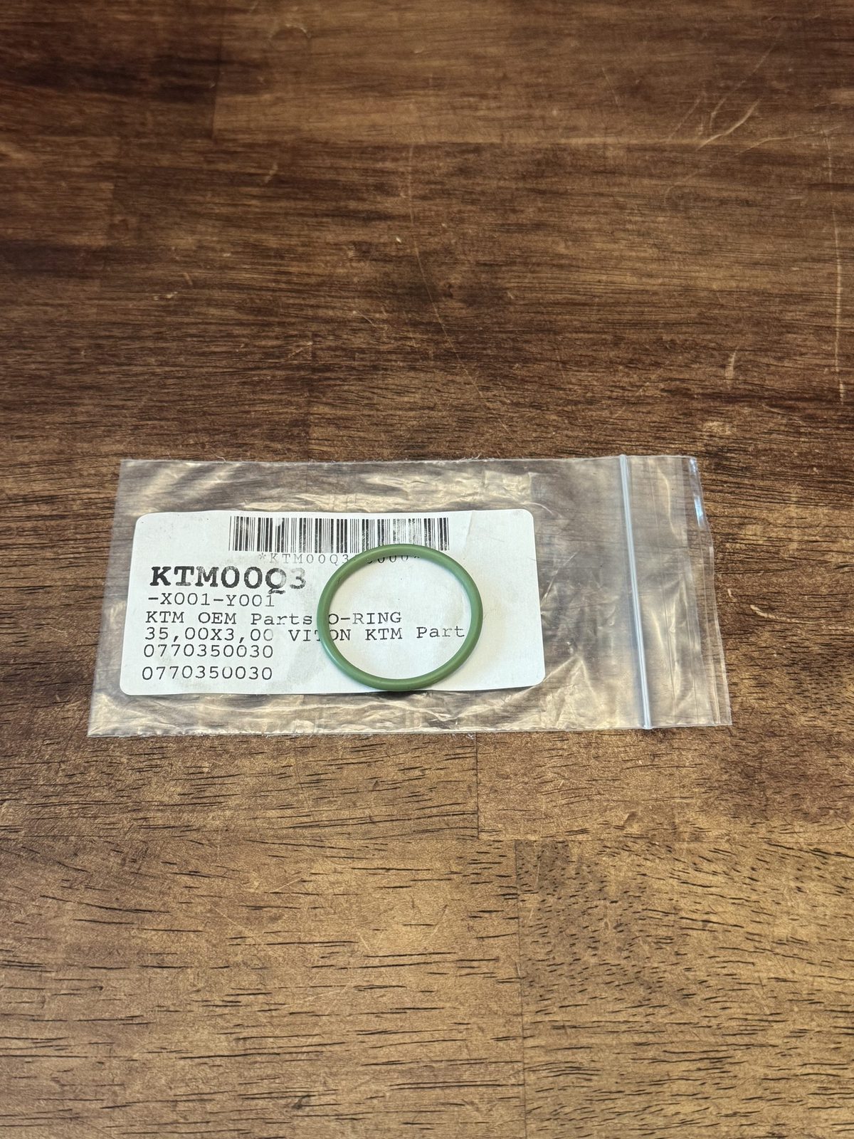 KTM Husqvarna OEM Viton O-Ring 35x3 0770350030 New Genuine