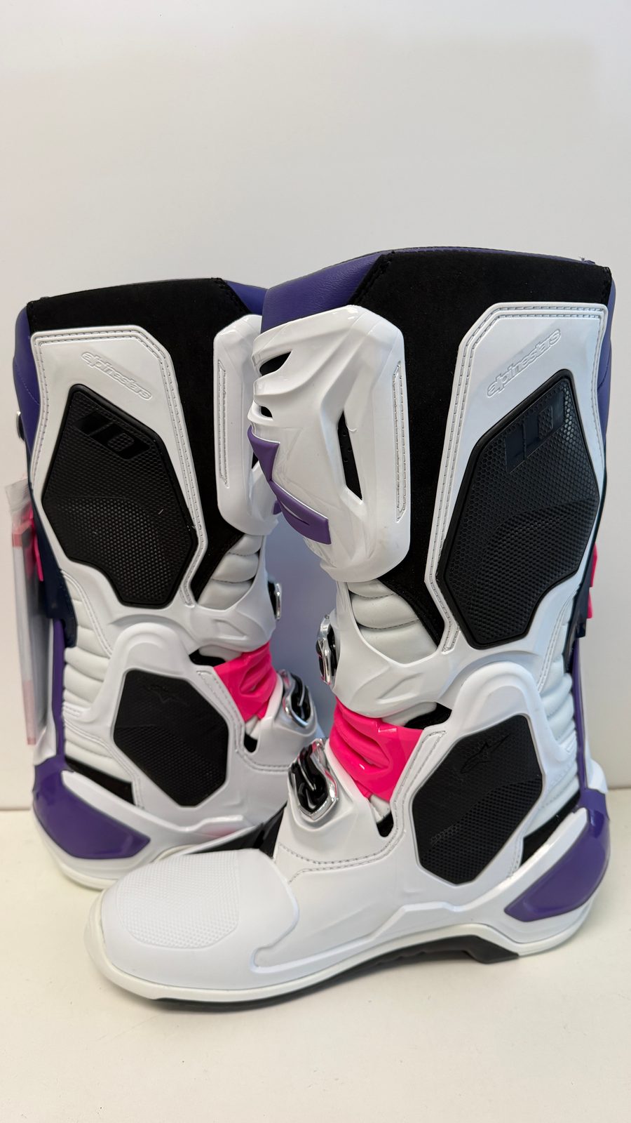 NEW Alpinestars Tech 10 Boots Pink/Purple Size 12 New