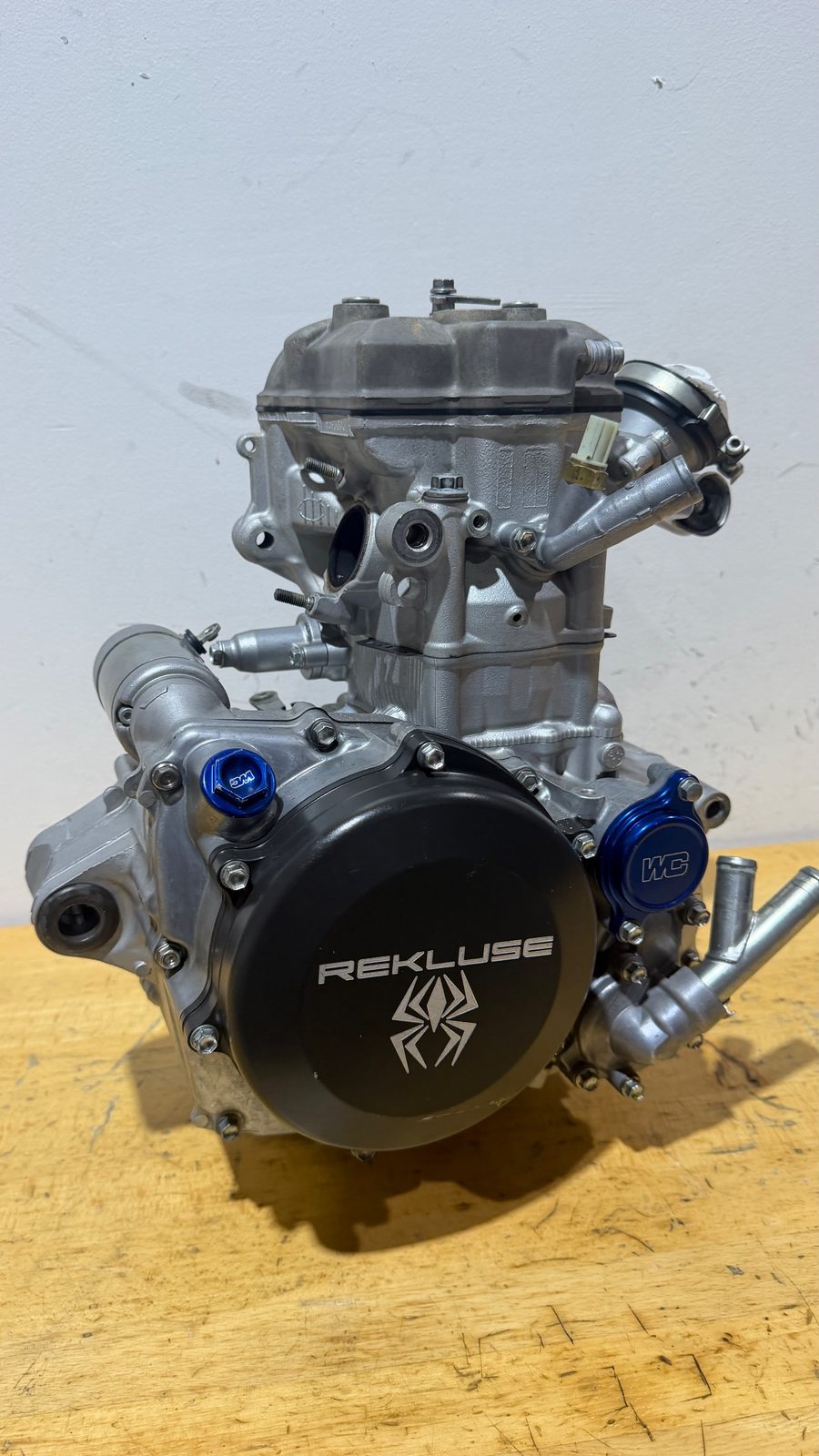 2025 Yamaha YZ250F Complete Engine Motor with Rekluse Clutch Cover and Works Connection Plugs - B7B-15415-00-00