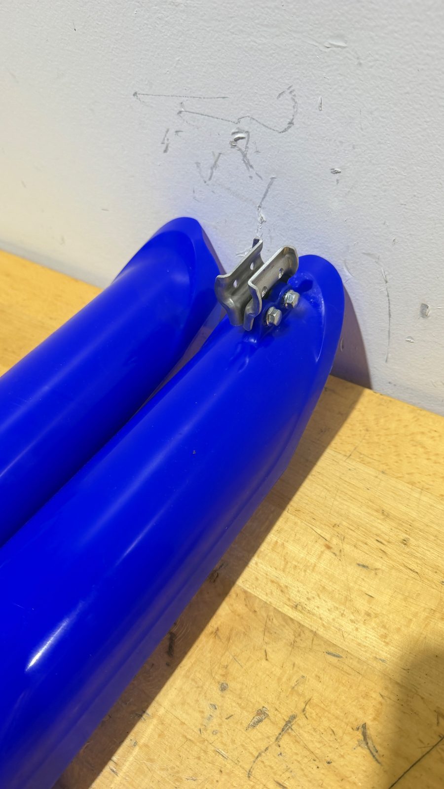 2025 Yamaha YZ250F OEM Blue Fork Guards Lower Fork Covers Pair