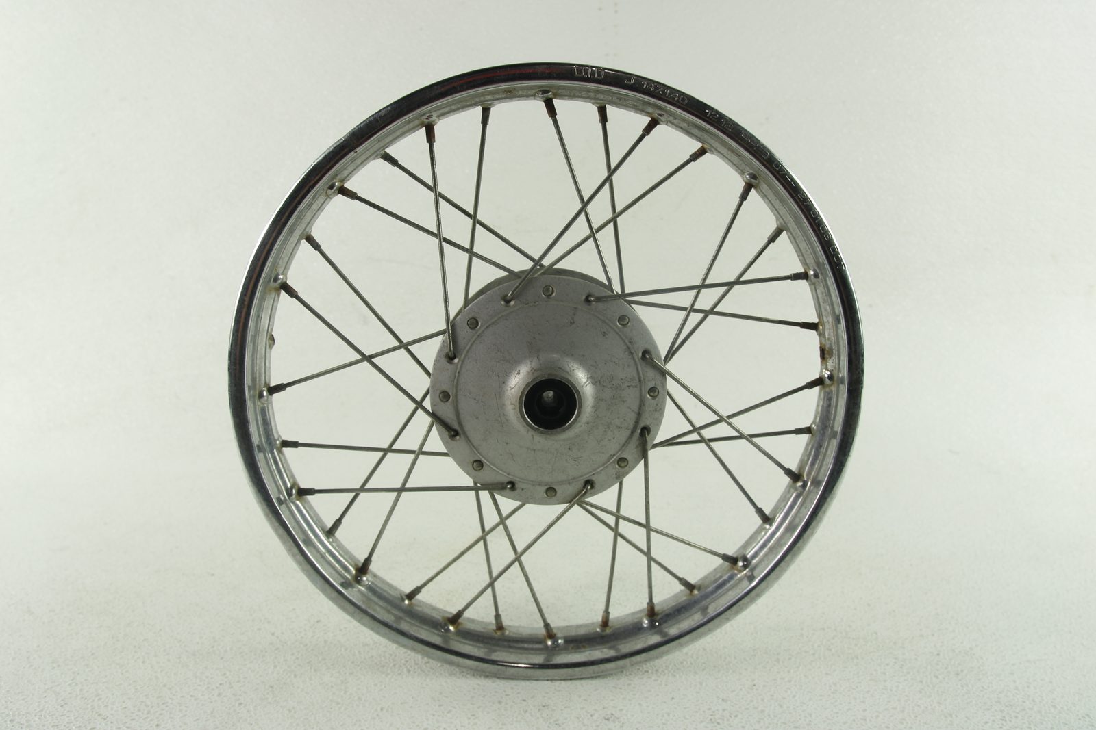 2007 Yamaha TTR90E OEM Front Wheel Rim Hub 14x1.40 DID