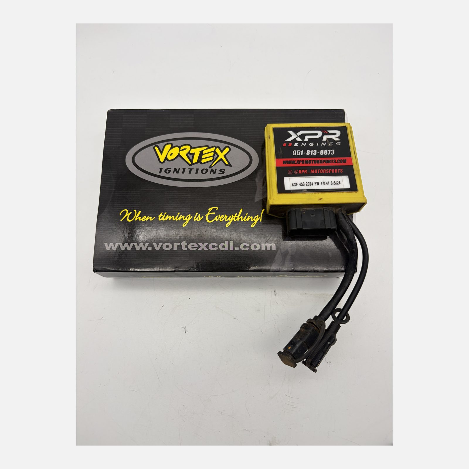 2024 - 2026 Kawasaki KX450F Vortex X10 ECU CDI Ignition Module w/ Box XPR Tuned