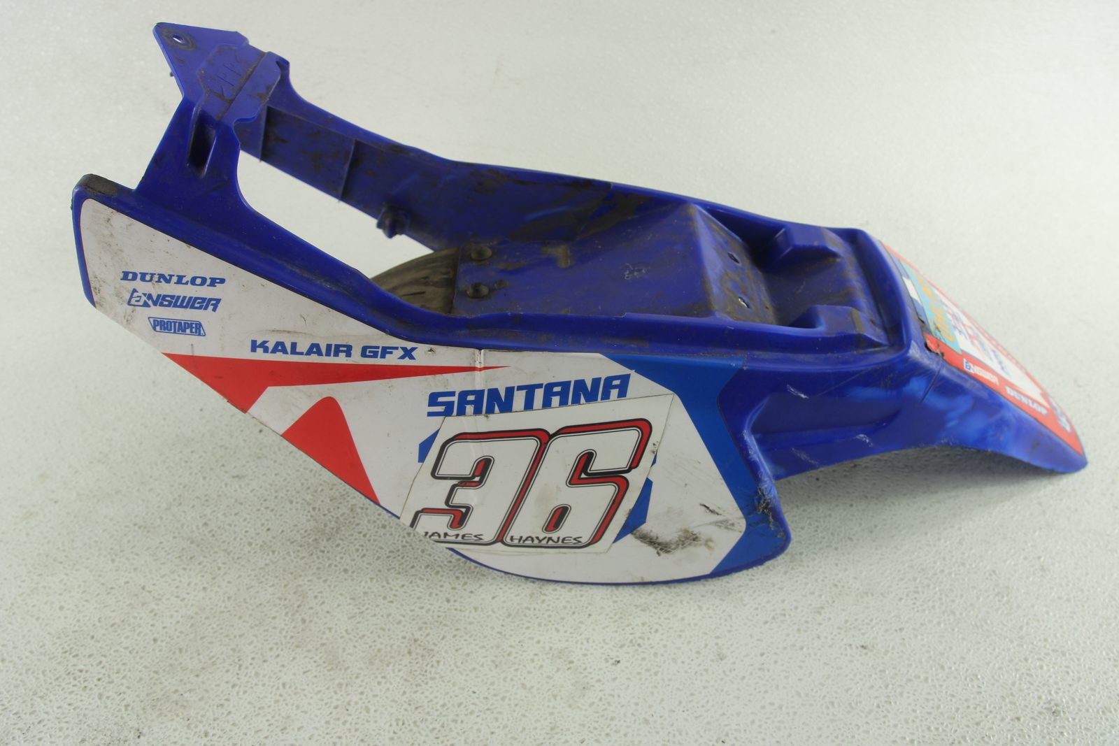 2007 Yamaha TTR90E OEM Rear Fender Tail Section with Side Number Plates 5HN-21711-00-00