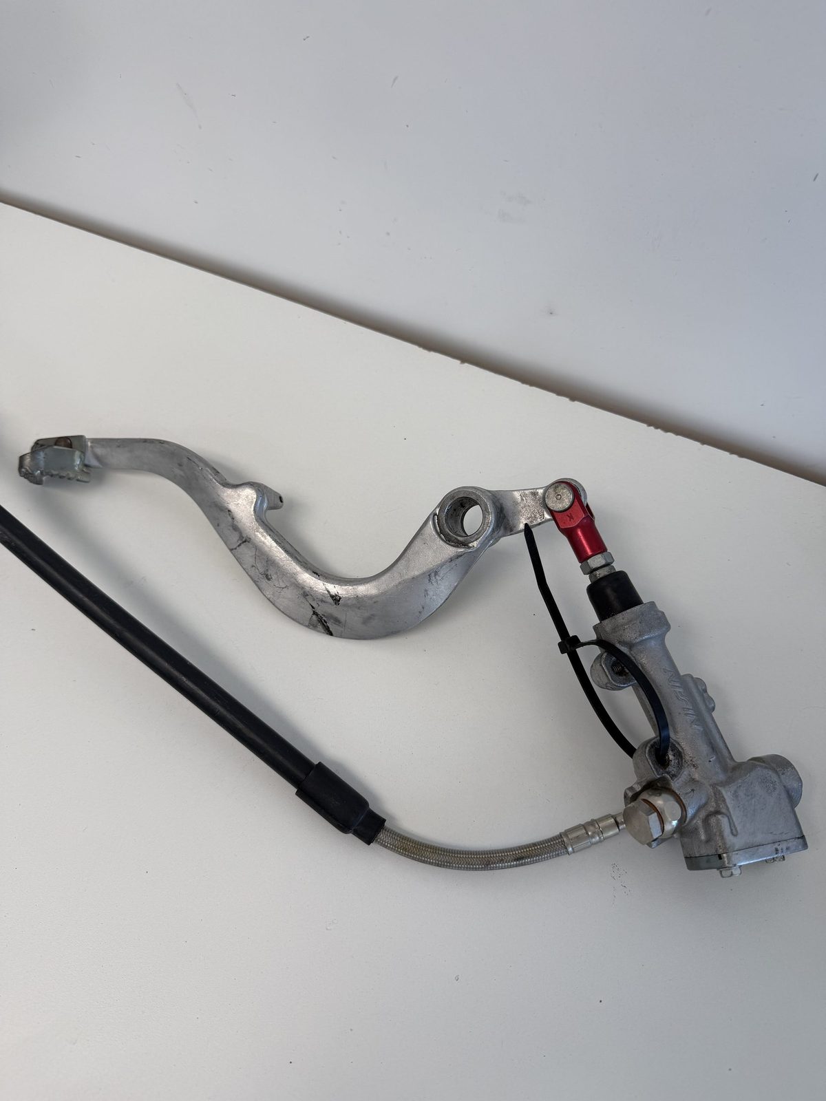 2021 Kawasaki KX250F OEM Rear Brake Pedal Master Cylinder Caliper Complete Assembly