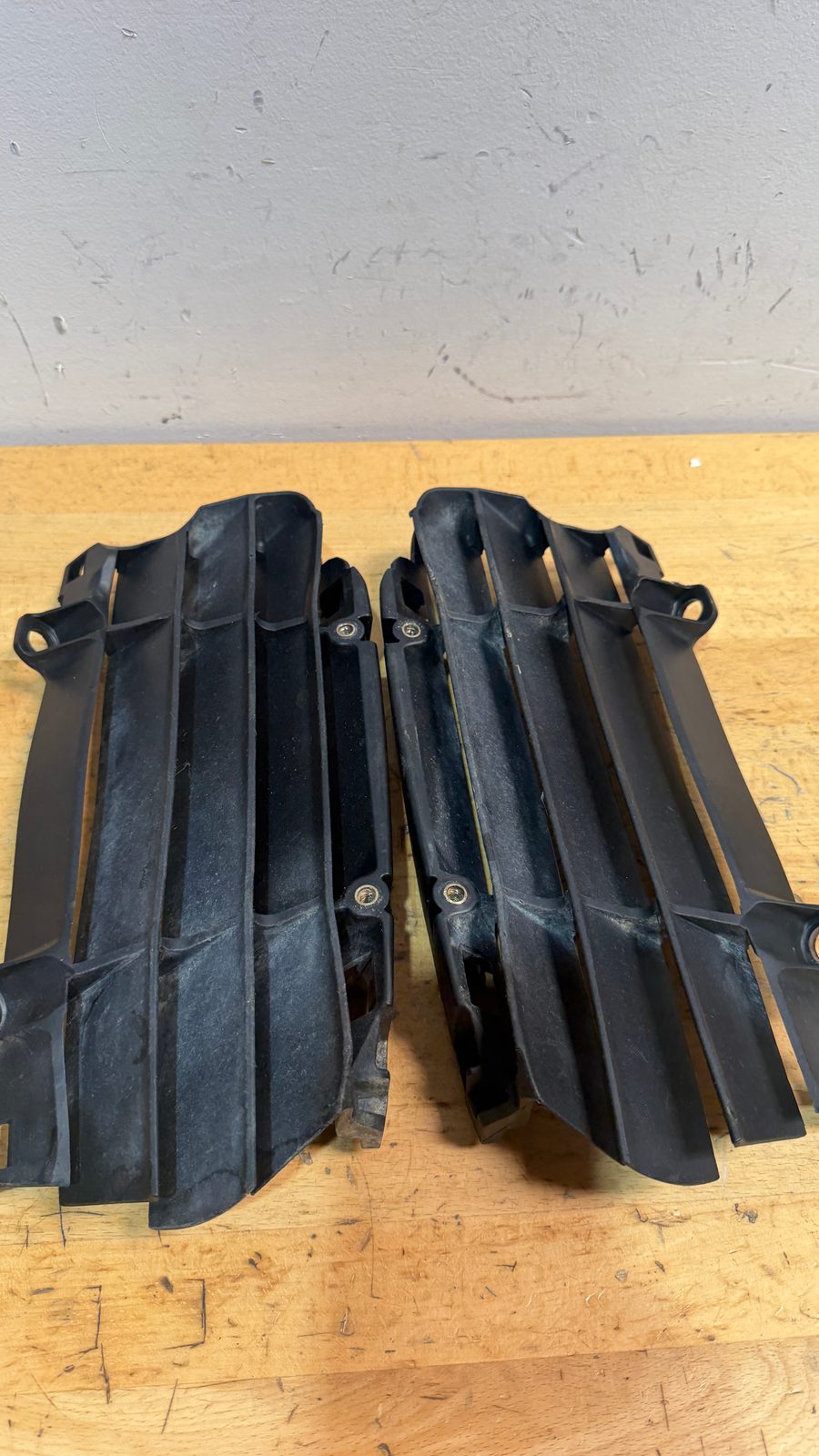 2025 KTM 450 SX-F Factory Edition OEM Radiator Louvers Guards Left and Right Pair