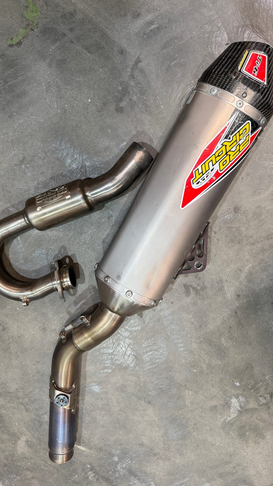2010-2014 Suzuki RMZ250 Pro Circuit Ti-6 Titanium Exhaust System Header Pipe and Silencer