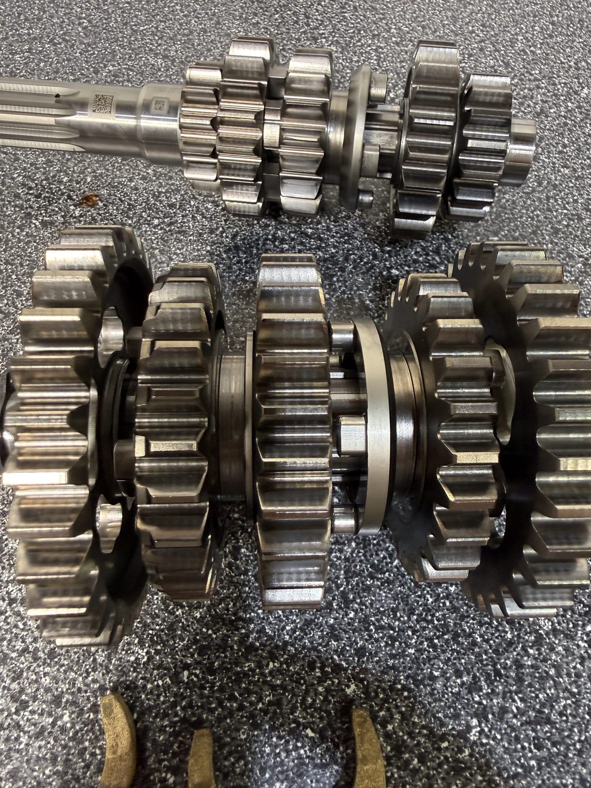 2026 KTM 250 SX-F OEM Transmission Gear Set with Shift Forks and Bearings Complete Assembly