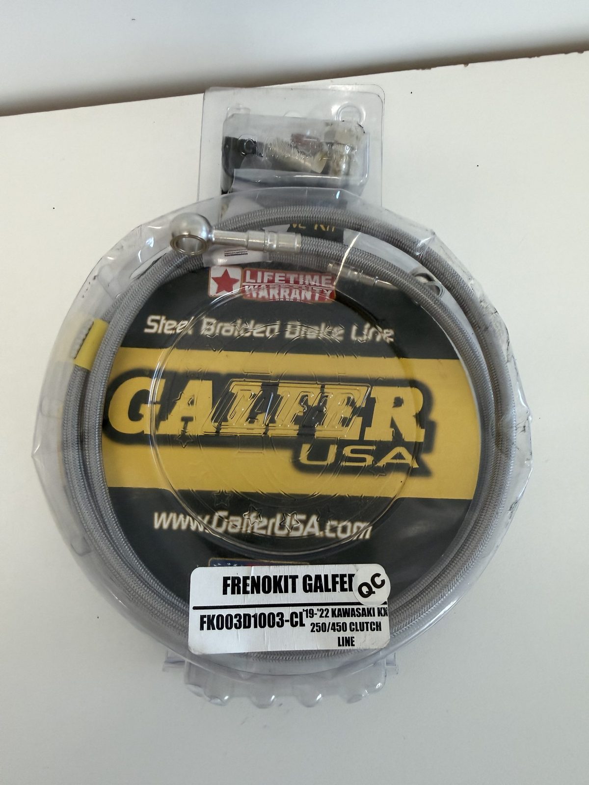 2019-2022 Kawasaki KX250 KX450 Galfer Stainless Braided Clutch Line FK003D1003-CL