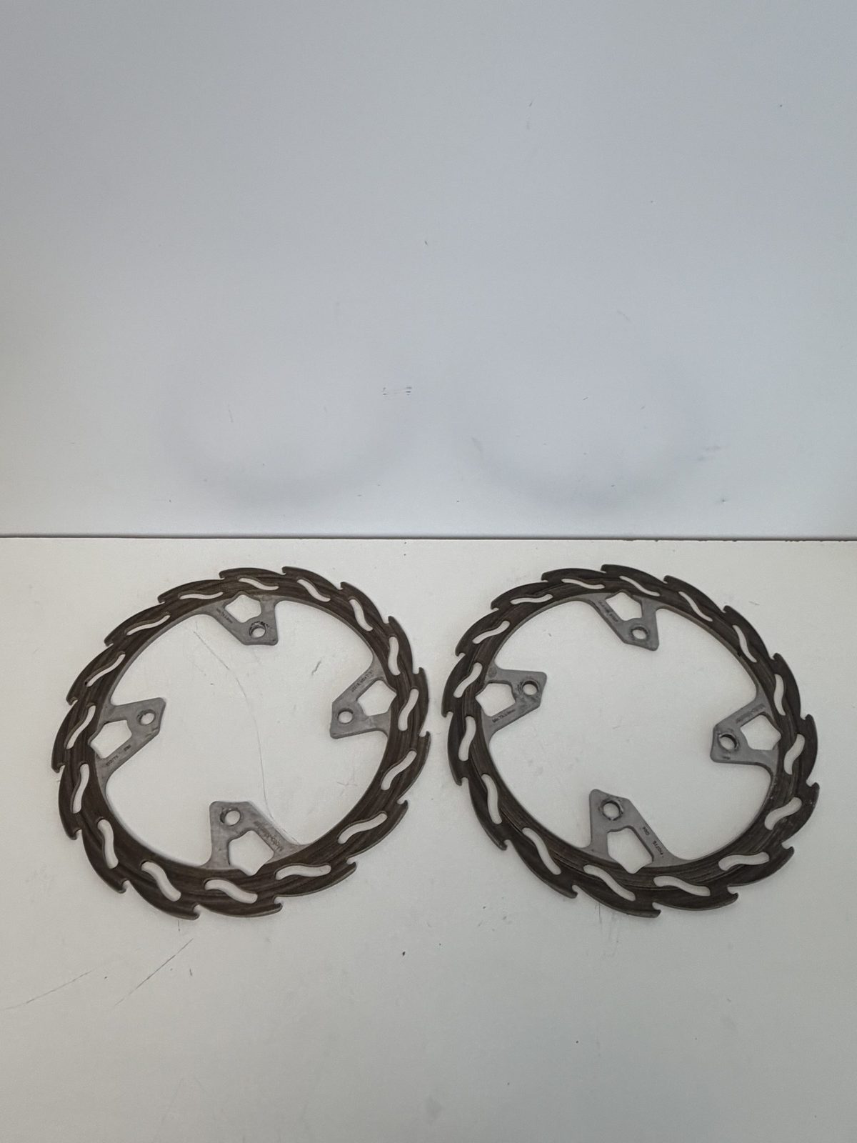 2021 Kawasaki KX250F Moto-Master Flame Rear Brake Rotors Discs Pair
