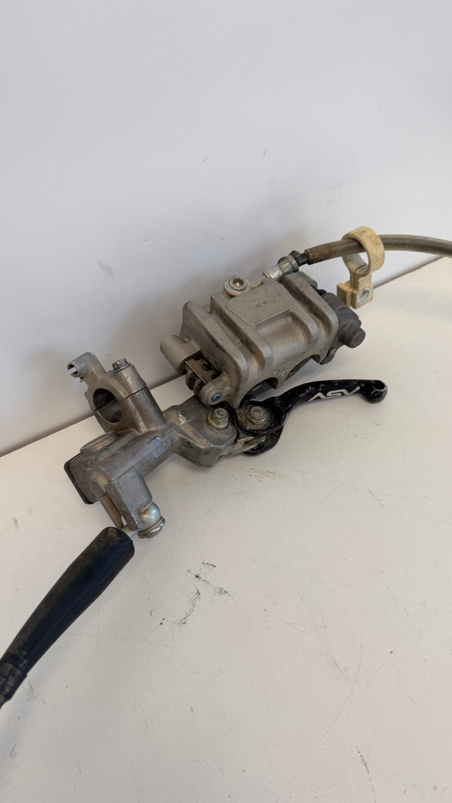 2010-2012 Suzuki RMZ250 OEM Front Brake Complete Assembly Master Cylinder Caliper ASV Lever - 69604-28H00
