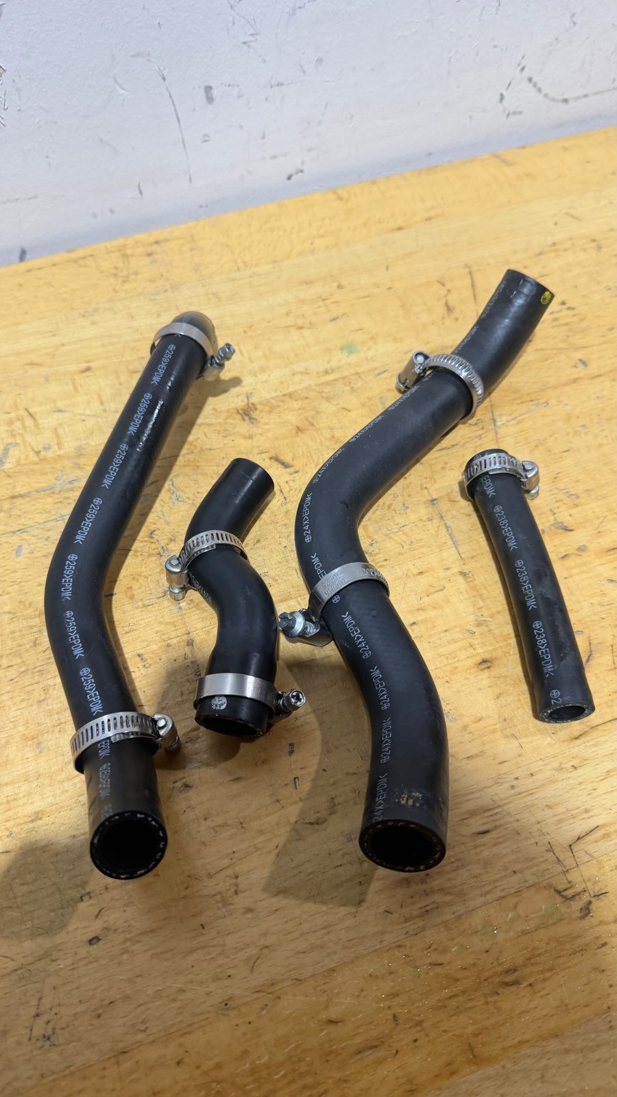 2025 Yamaha YZ250F OEM Radiator Hose Set with Clamps
