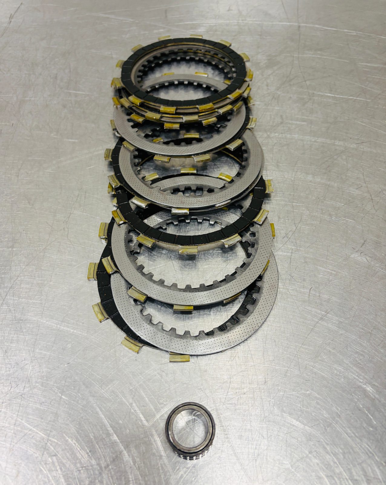 2005-2025 Yamaha YZ125 OEM Clutch Fiber Friction Plates Steel Plates  3XJ-16321-00-00 / 3XJ-16324-10-00
