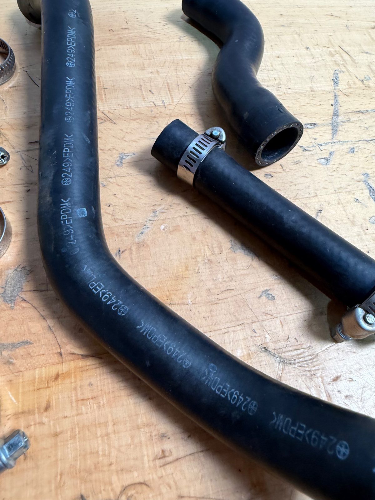 2025 Yamaha YZ250F OEM Coolant Hose Set with Clamps