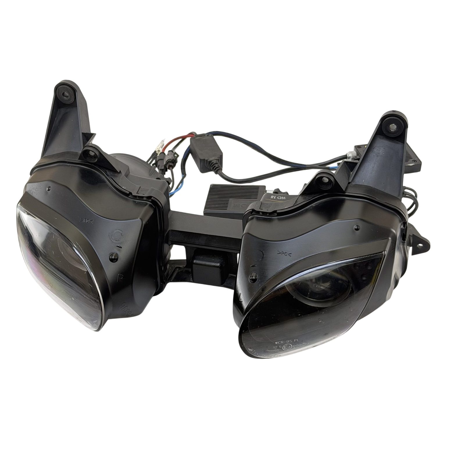 2007-2008 KAWASAKI NINJA ZX6R HEADLIGHT HEADLAMP ASSEMBLY HID OEM 23007-0227