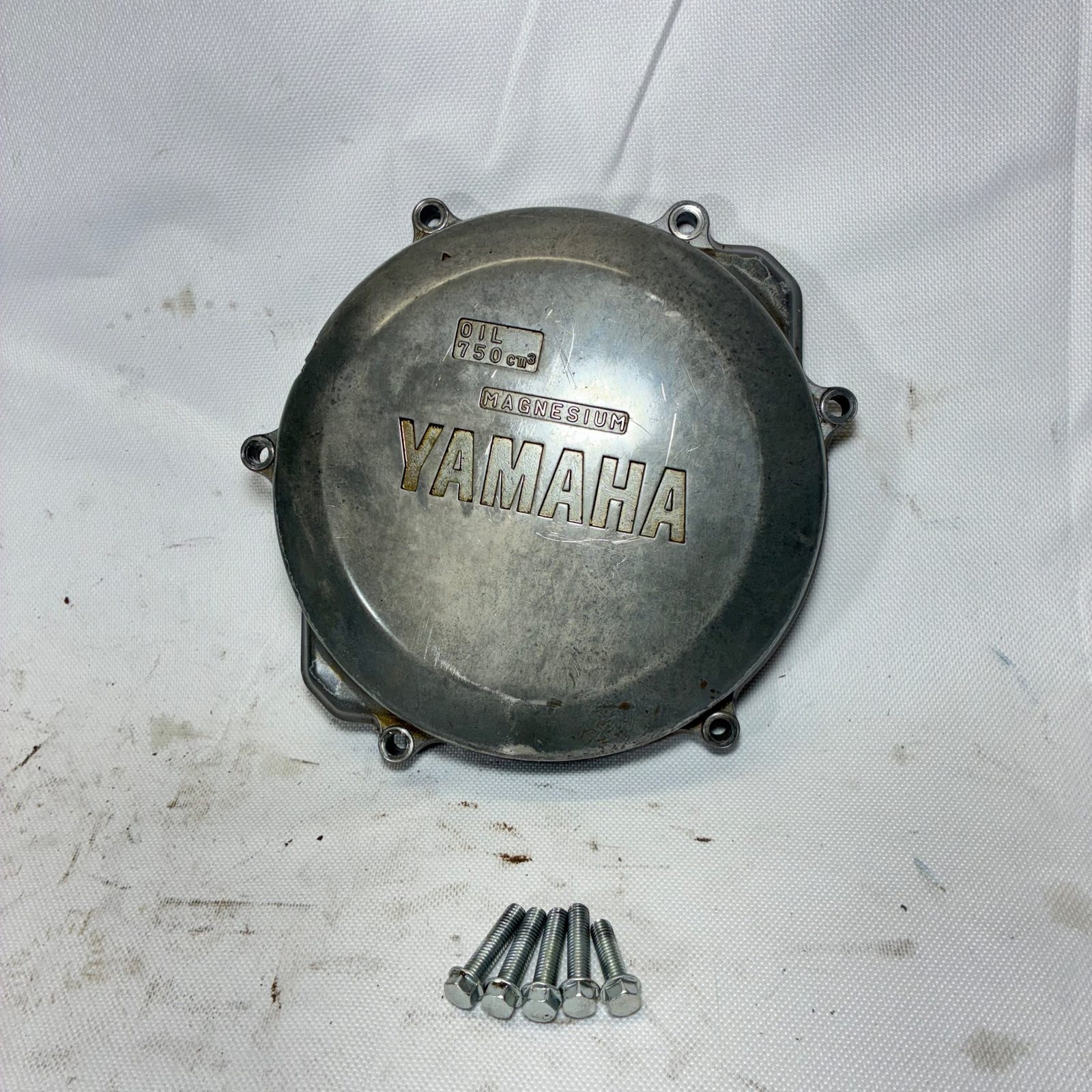 1999 Yamaha YZ250 OEM Magnesium Outer Clutch Cover with Bolts - 5ET-27411-00-00