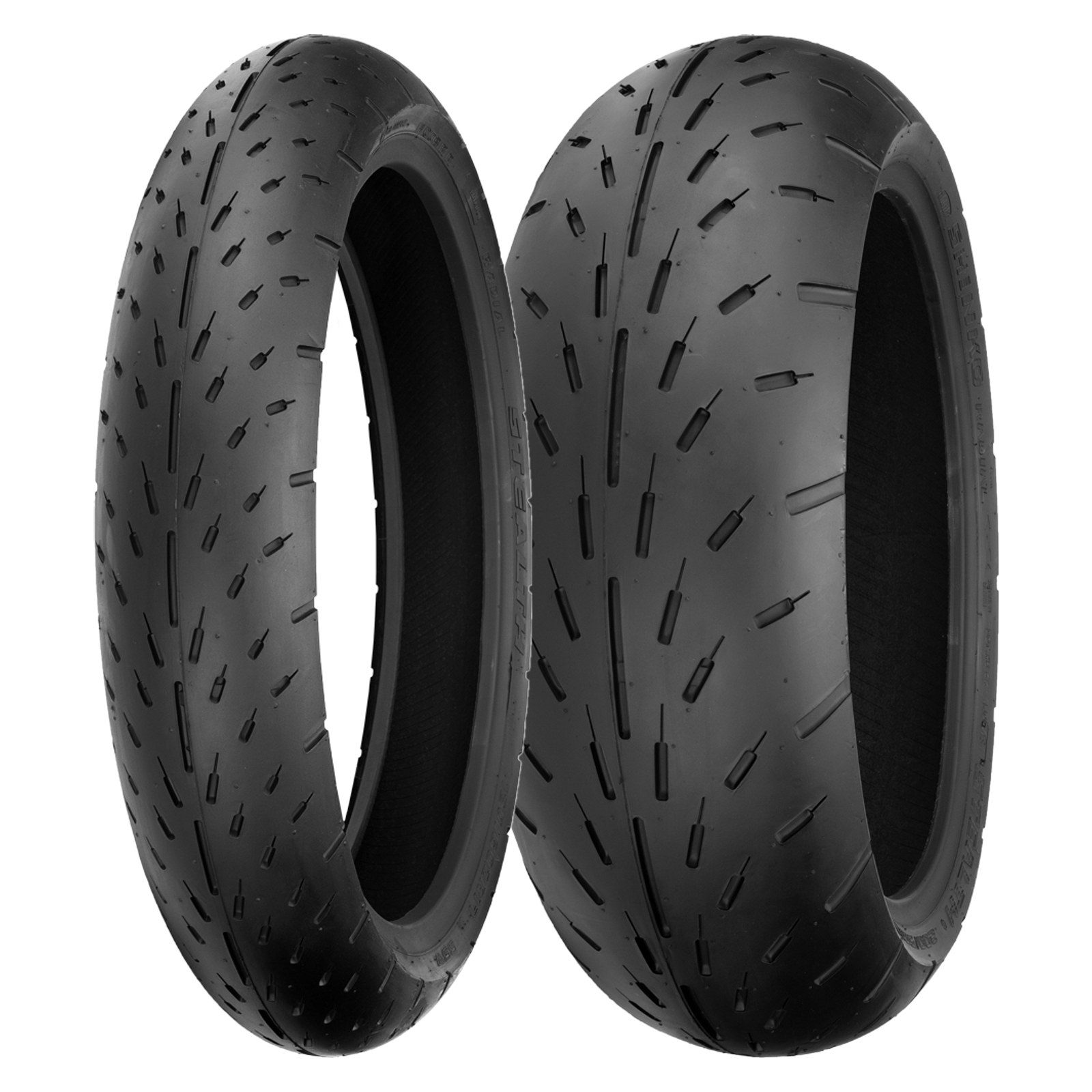 Shinko 003 Stealth 120/70ZR17 200/50ZR17 Front Rear Tire Set Sport Bike Tires