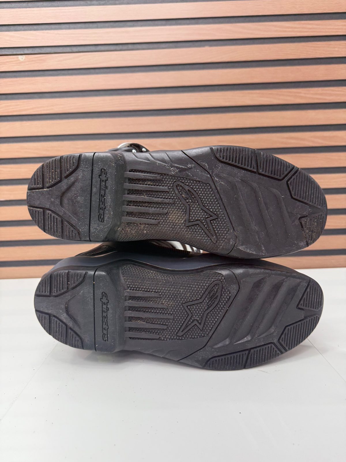 Alpinestars Tech 5 Motocross Boots Grey / White - Size 9 US