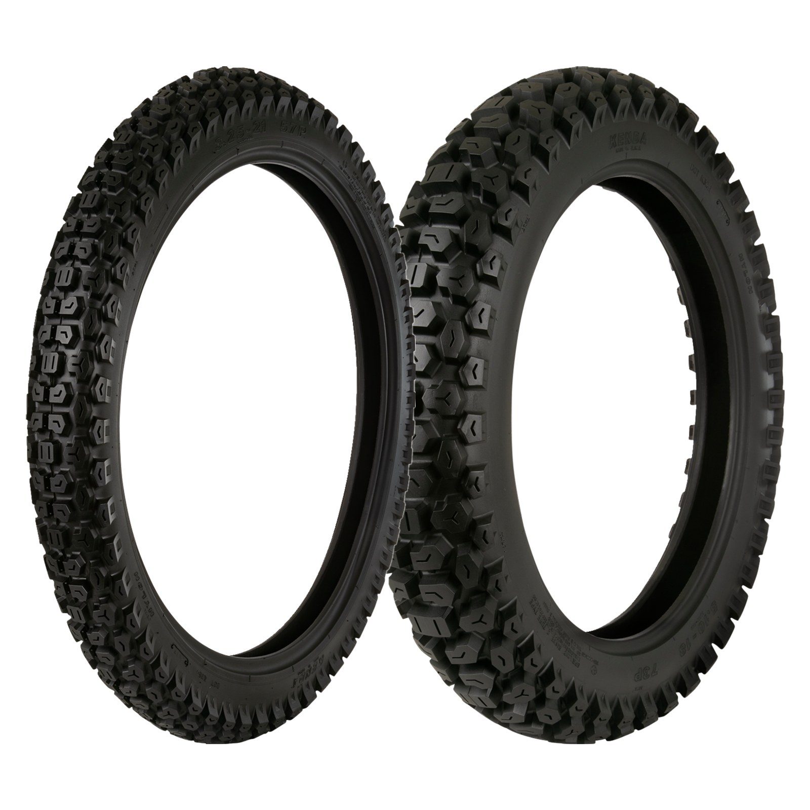 Kenda K270 Dual Sport 3.00-21 5.10-18 Front Rear Tire Set Dual Sport DOT Tires