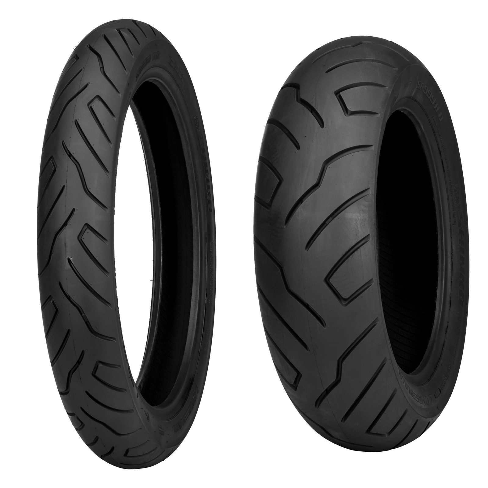 Shinko SR 999 Long Haul Bias Tubeless Front 130/90B16 Rear 180/65B16 Tire Set