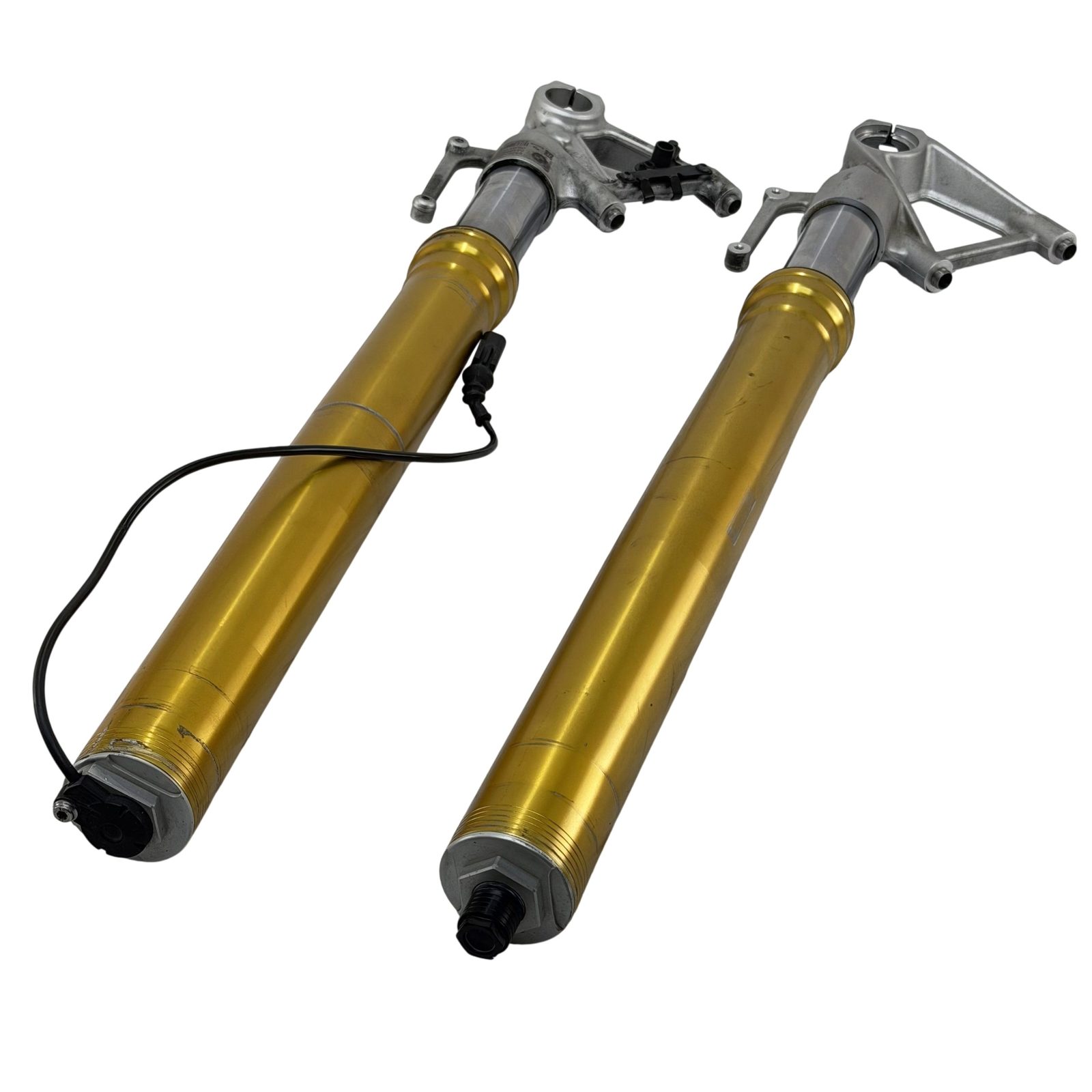 2012 - 2014 BMW HP4 OEM ELECTRONIC FRONT FORKS PAIR BENT S1000RR