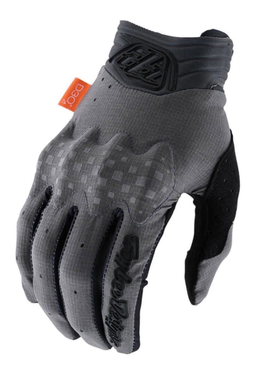 Troy Lee Designs Gambit Glove Charcoal Grey Medium MX Gloves D3O New