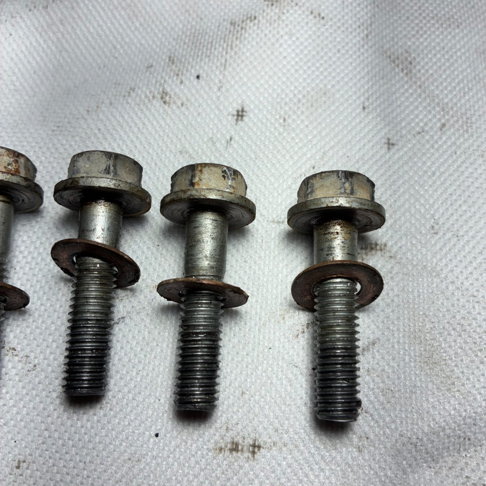 2006 KTM 250 EXC Cylinder Head Bolts Flanged with Washers