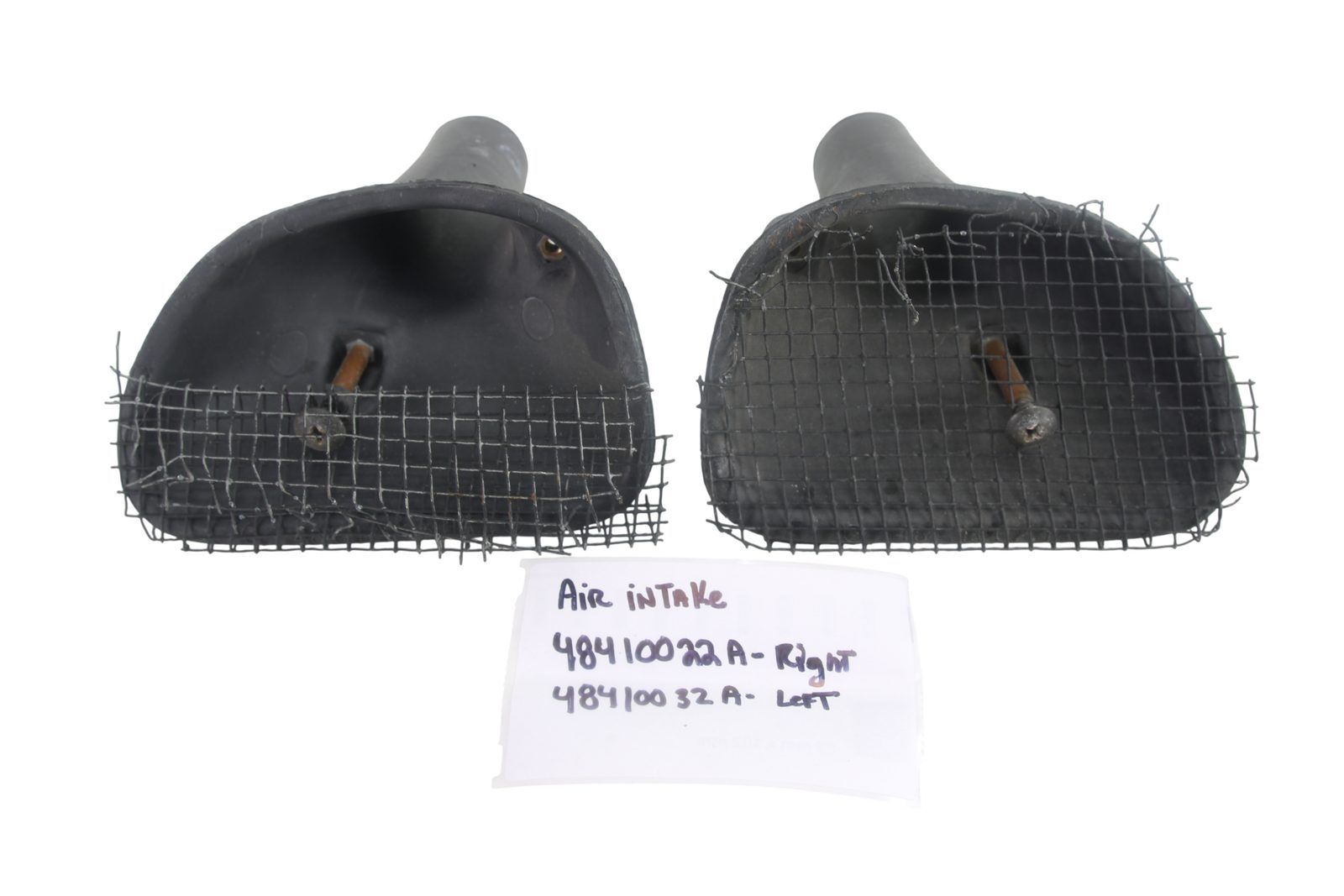 1992 Ducati 851 Sport OEM Left Right Air Intake Ducts Pair 48410022A 48410032A