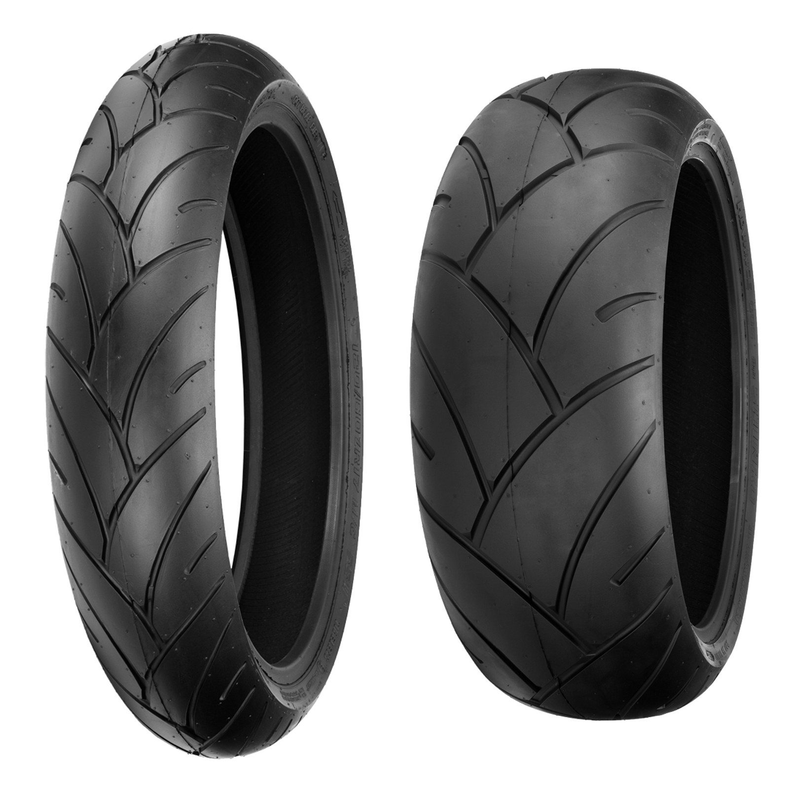 Shinko 005 Advance 120/60ZR17 Front 180/55ZR17 Rear Motorcycle Tire Set