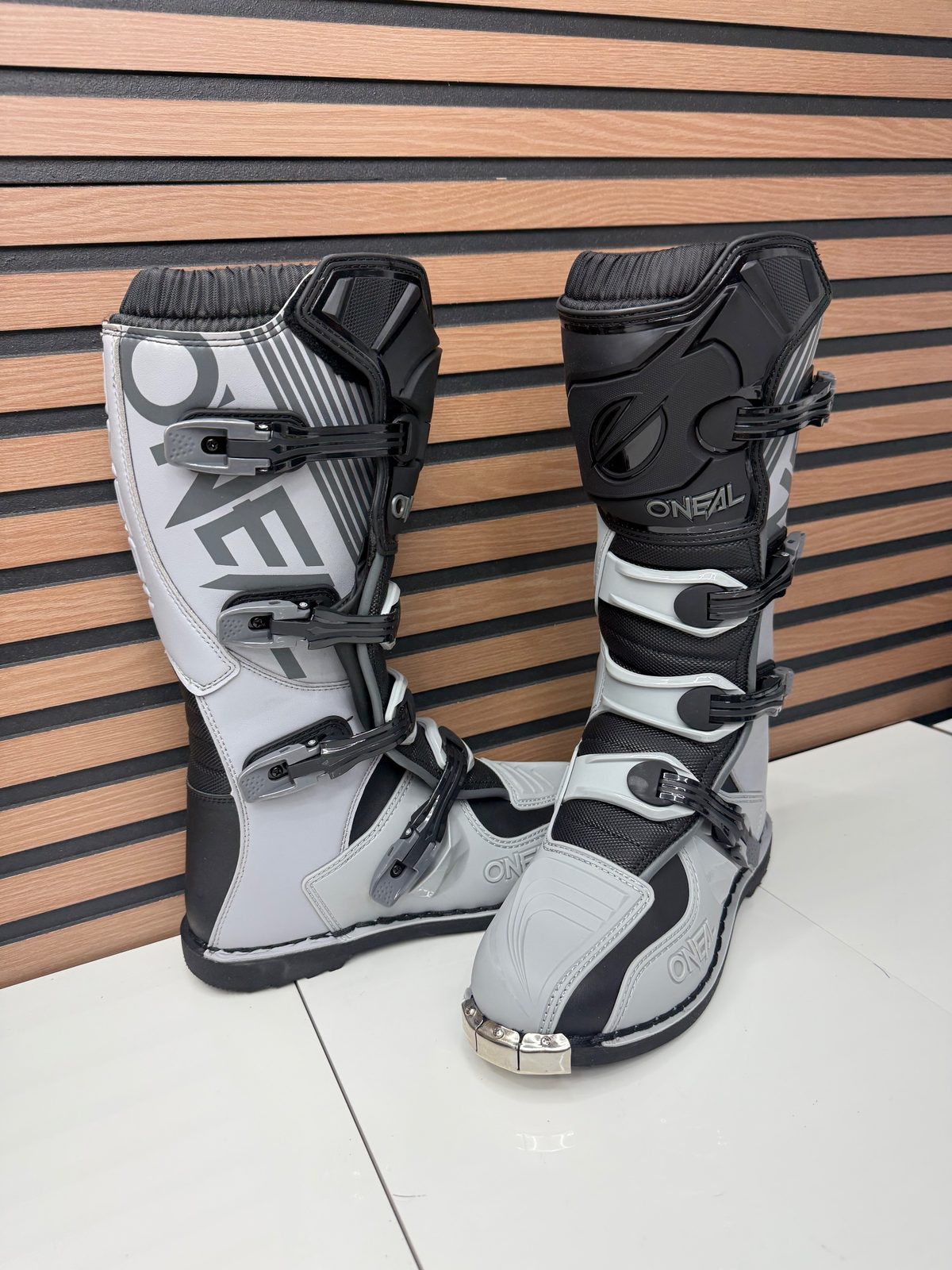 O'Neal Element Motocross Boots Grey / Black - Size 10