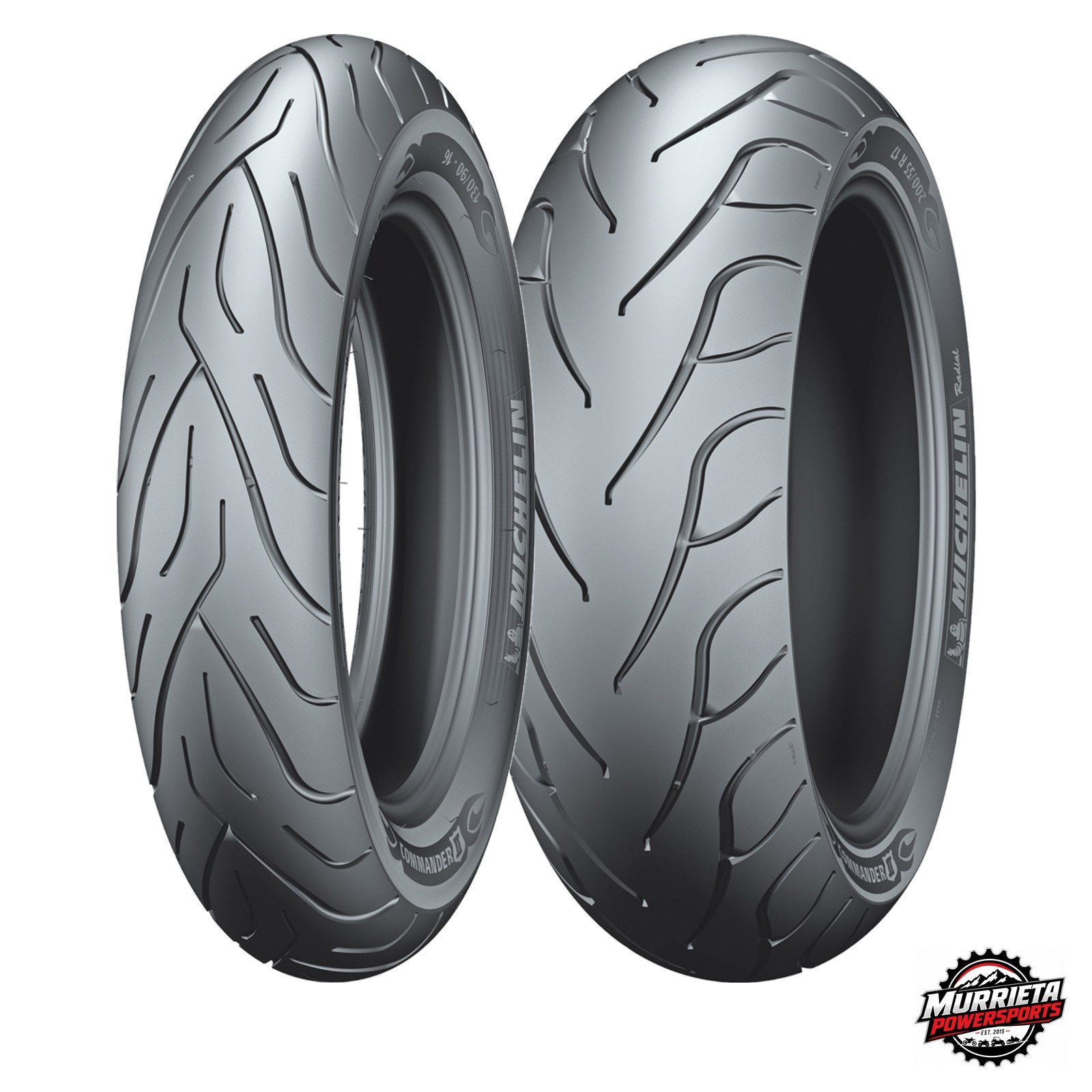 Michelin Commander II 130/90B16 Front 150/80B16 Rear Cruiser Motorcycle Tire Set