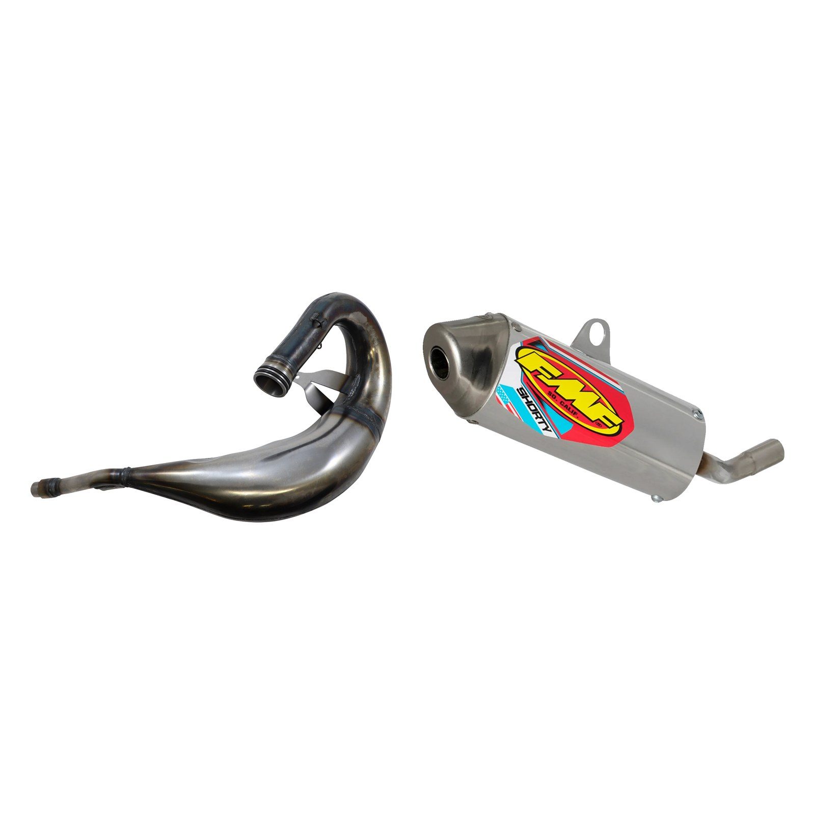 FMF Exhaust Factory Fatty Rev Pipe + Powercore 2 Shorty Silencer - YZ125/X 2022-