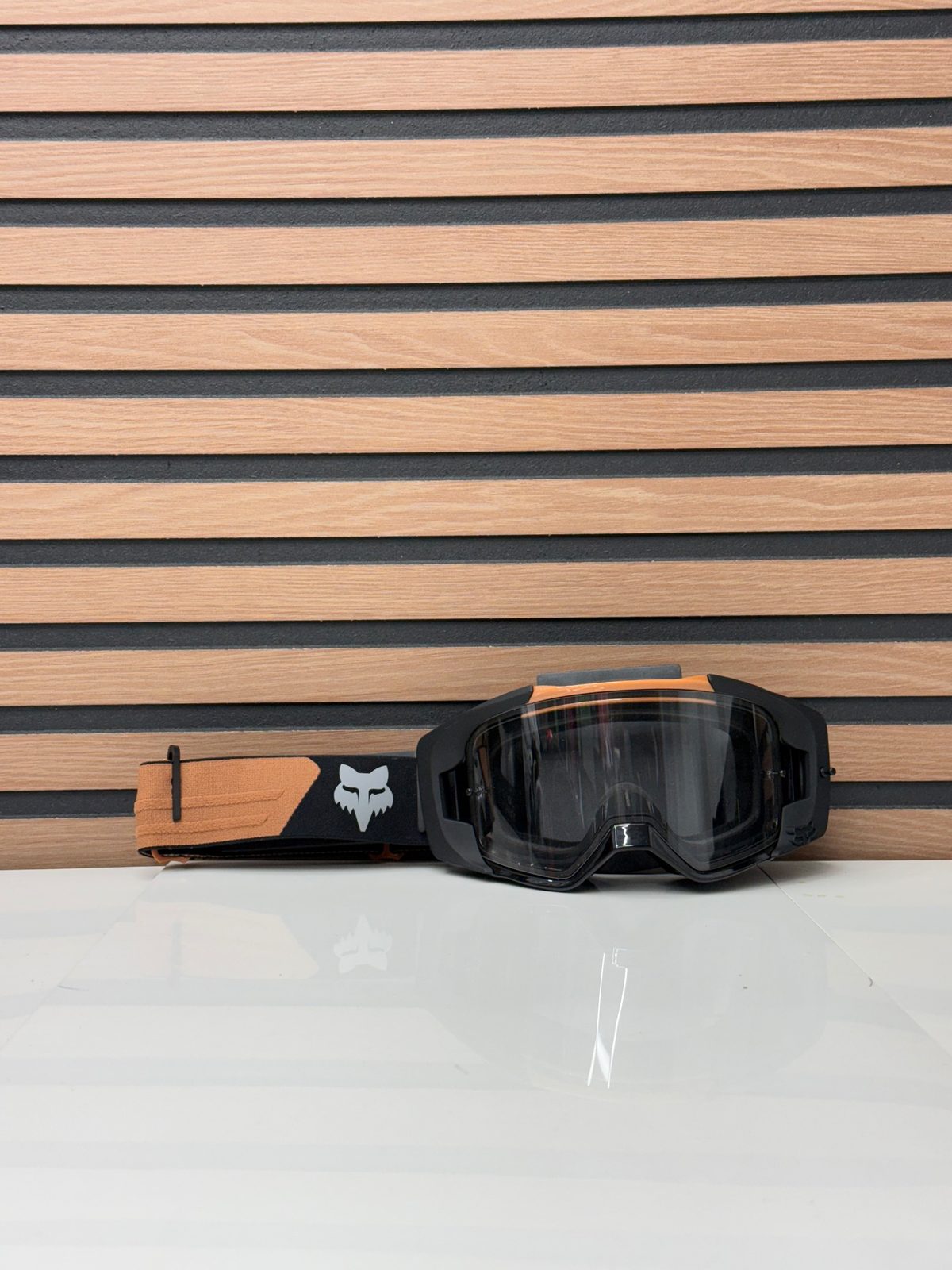 Open Box - Fox Racing Vue Core Goggles - Black / Brown - Clear Lens