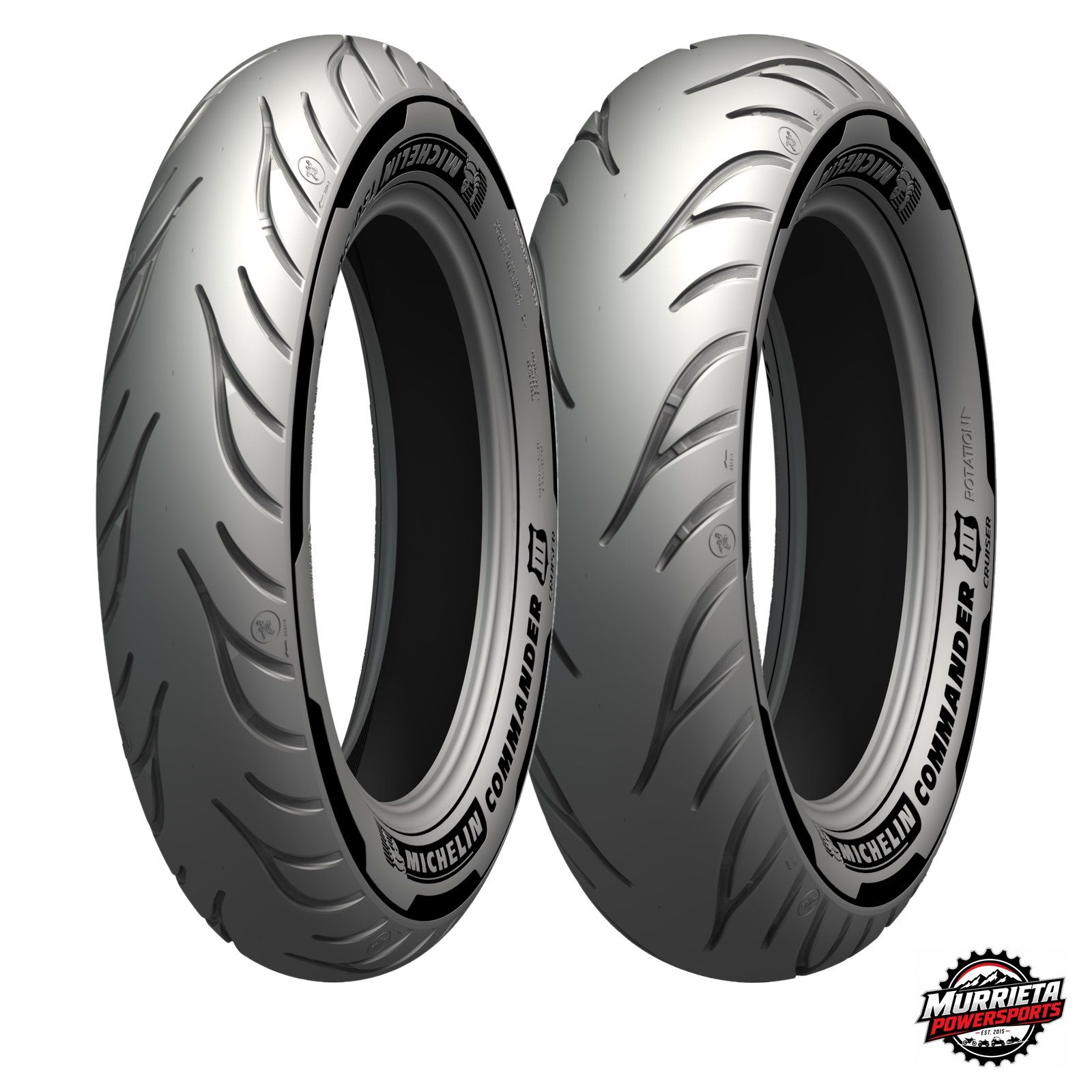 Michelin Commander III Cruiser 130/90B16 Front 150/80B16 Rear Tire Set