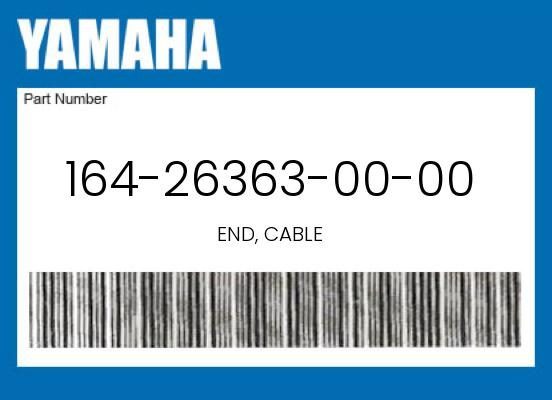 1966-1992 Yamaha YSR50 RX50 DT125 OEM Cable End 164-26363-00-00