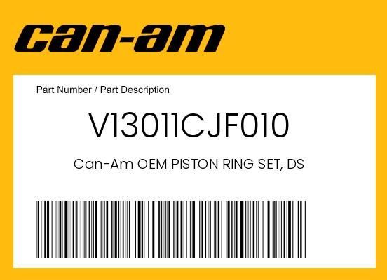 2016-2025 Can-Am DS 90 OEM Piston Ring Set Rings V13011CJF010
