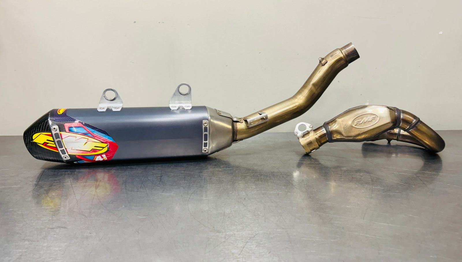 FMF STAINLESS STEEL  FACT-4.1 RCT  FULL EXHAUST SYSTEM 045681 KTM 250SXF / 350